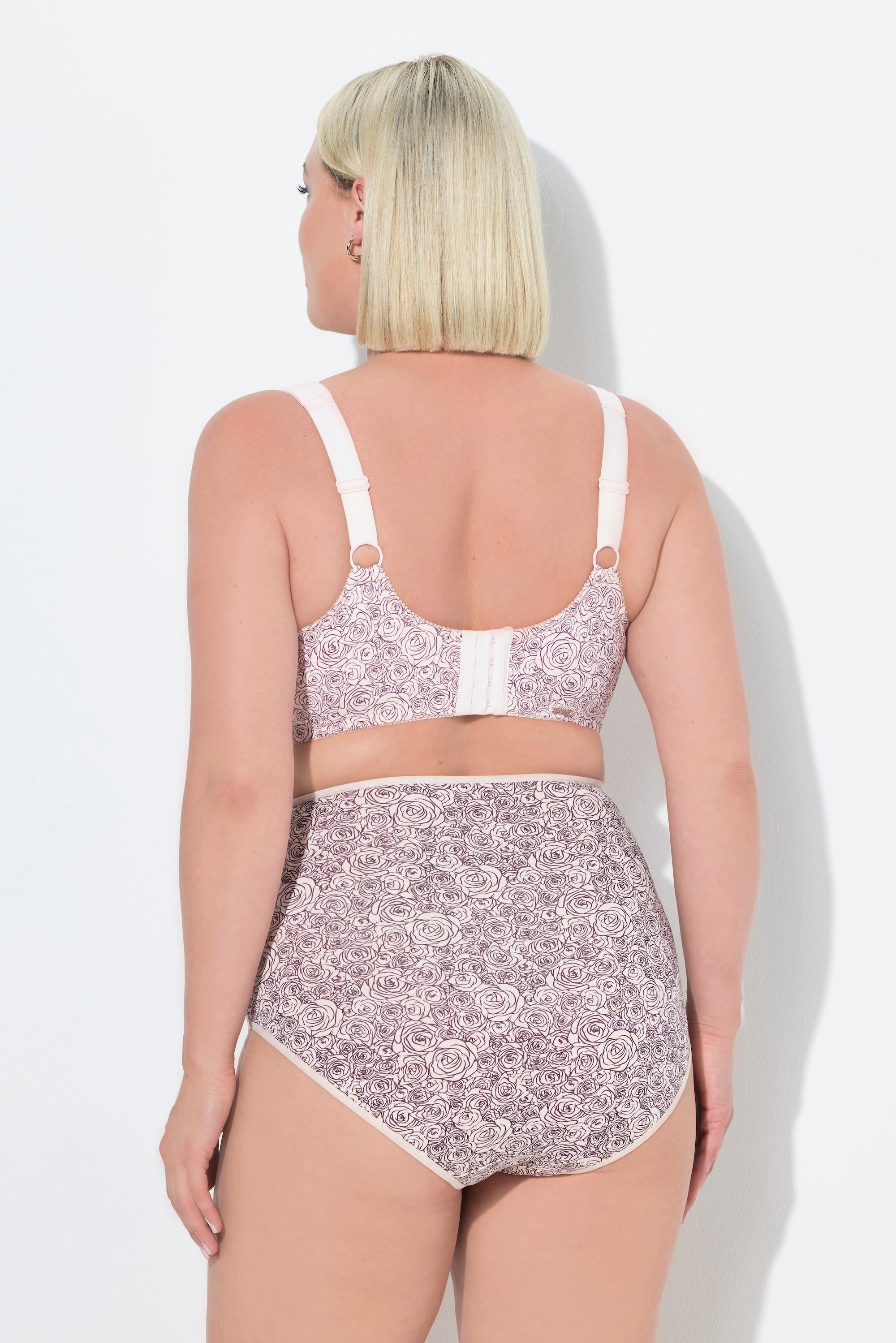 Ulla Popken Entlastungs-BH, ohne Bügel, Vorderverschluss, Cup C - D