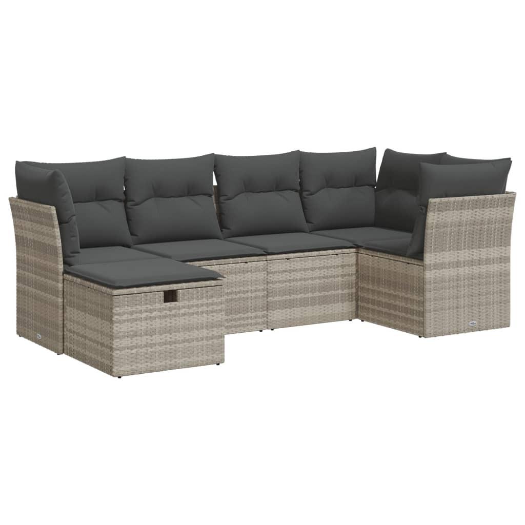 VidaXL Gartensofa set poly-rattan