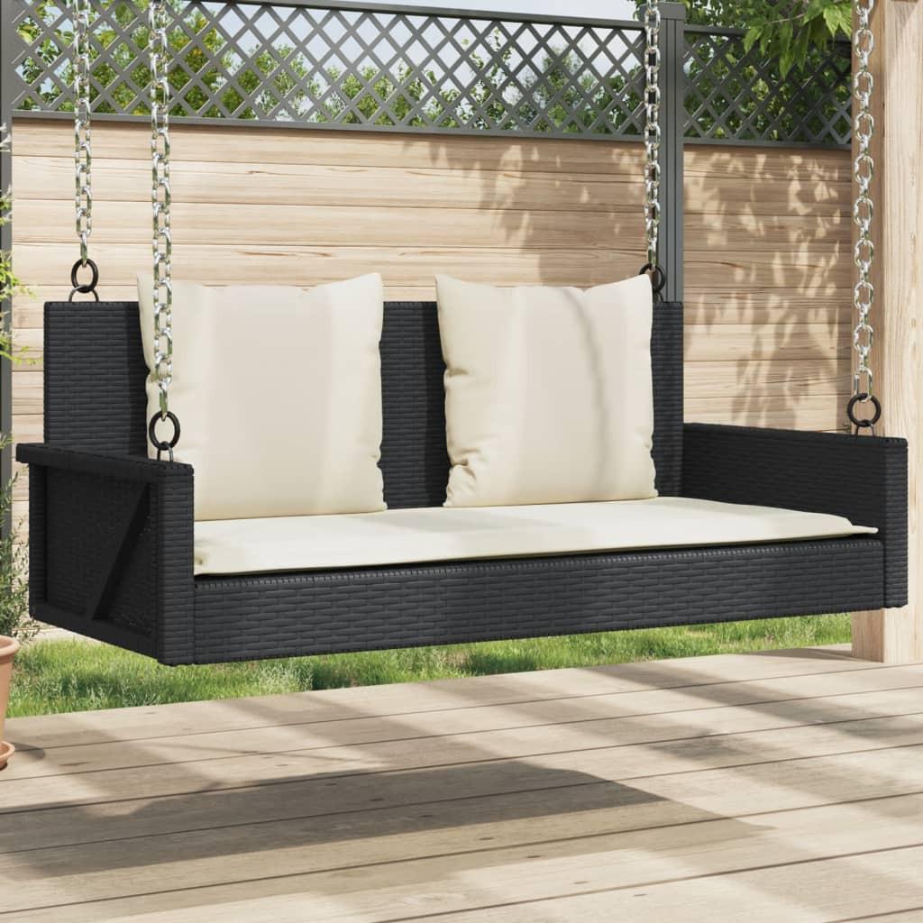 VidaXL Hängebank poly-rattan