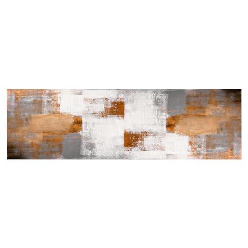 Alopini Läufer Tisch Boho Leinen Tischläufer abwaschbar Landhausstil Tisch
