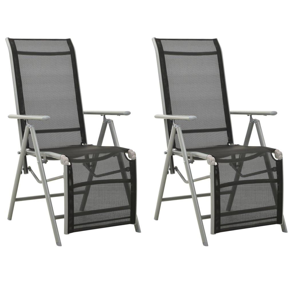 VidaXL Gartenstuhl aluminium