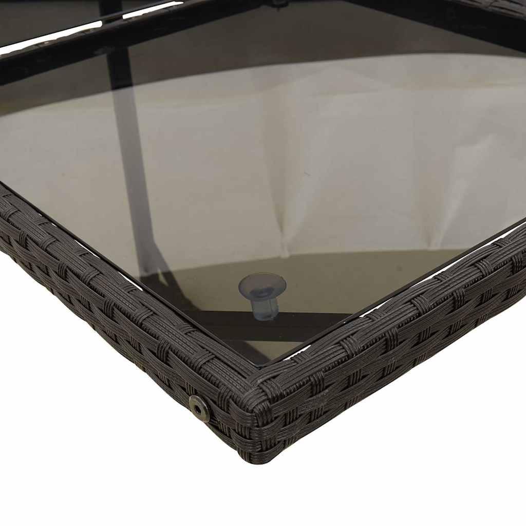 VidaXL Garten essgruppe poly-rattan