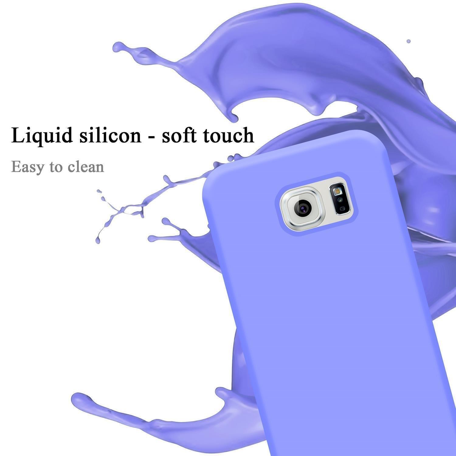 Cadorabo Hülle für Samsung Galaxy S6 EDGE PLUS TPU Silikon Liquid