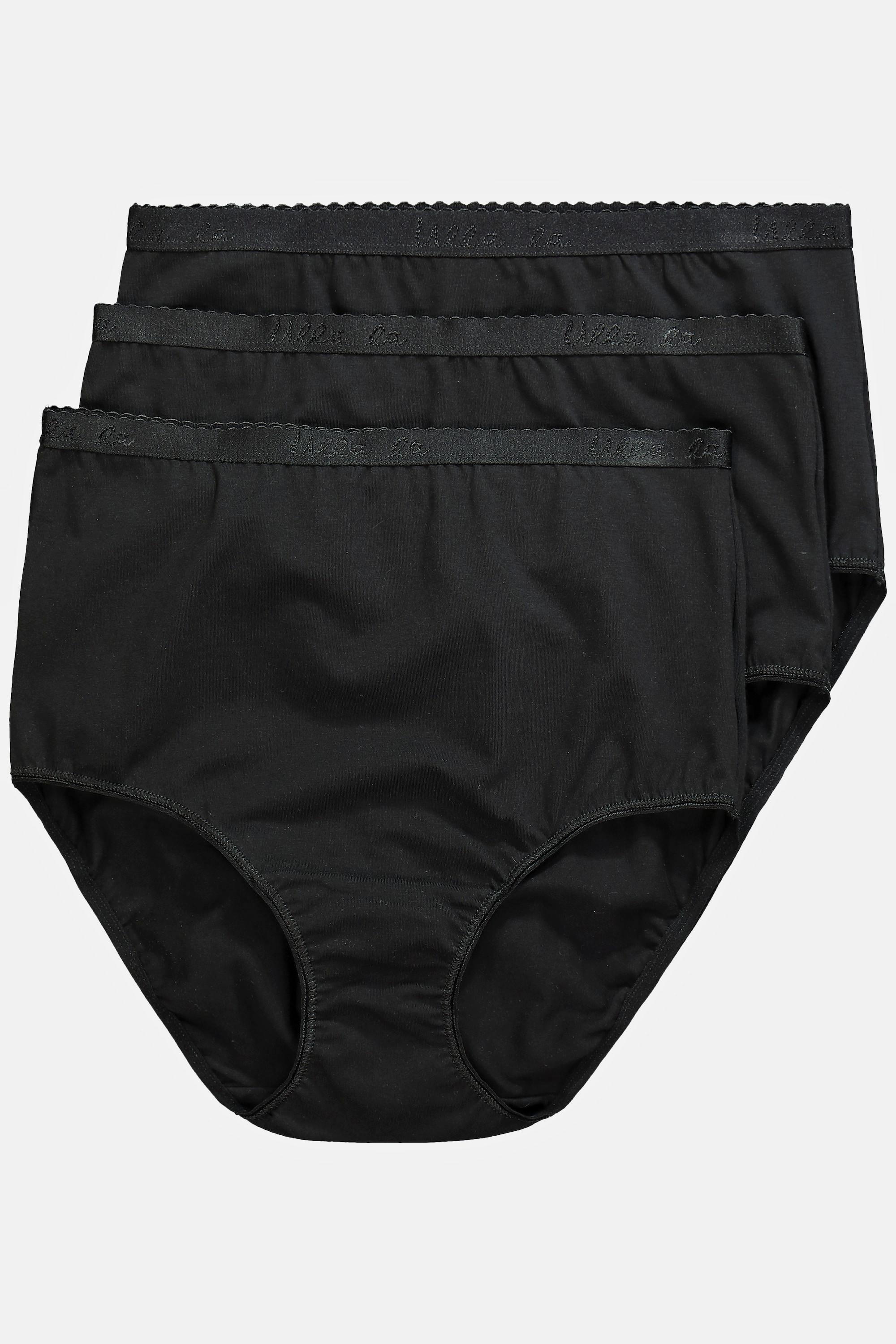 Ulla Popken Maxislips, 3er-Pack, High Waist