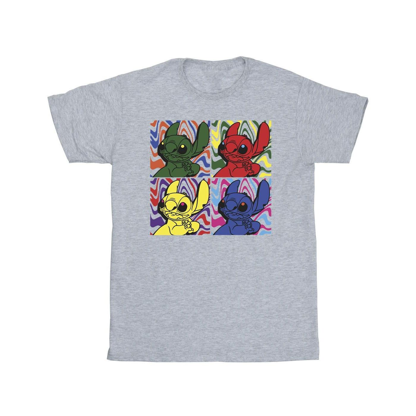 Disney Stitch Pop Art Print T-Shirt