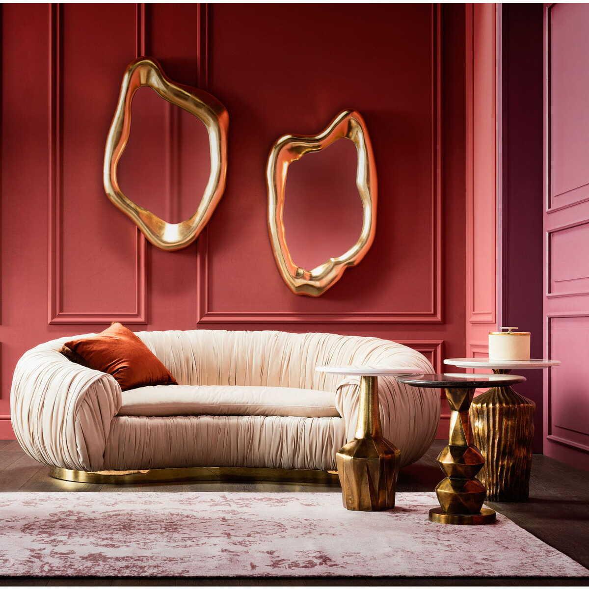 KARE Design Spiegel Hologram Gold 119x76cm