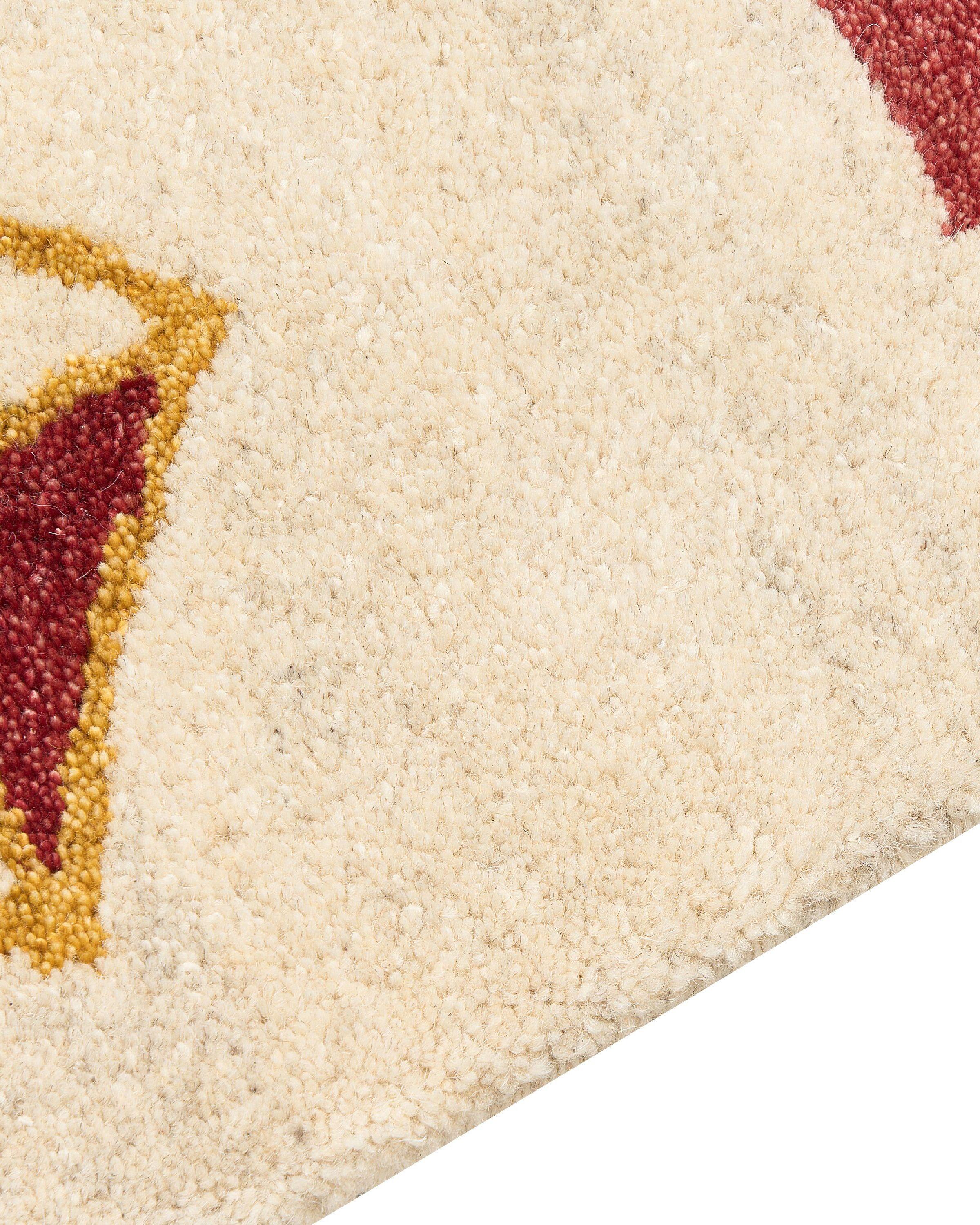 Beliani Teppich aus Wolle Boho MISINLI