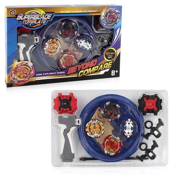 Gameloot Superblade Top Plate Kampfset 4er-Pack - Blau