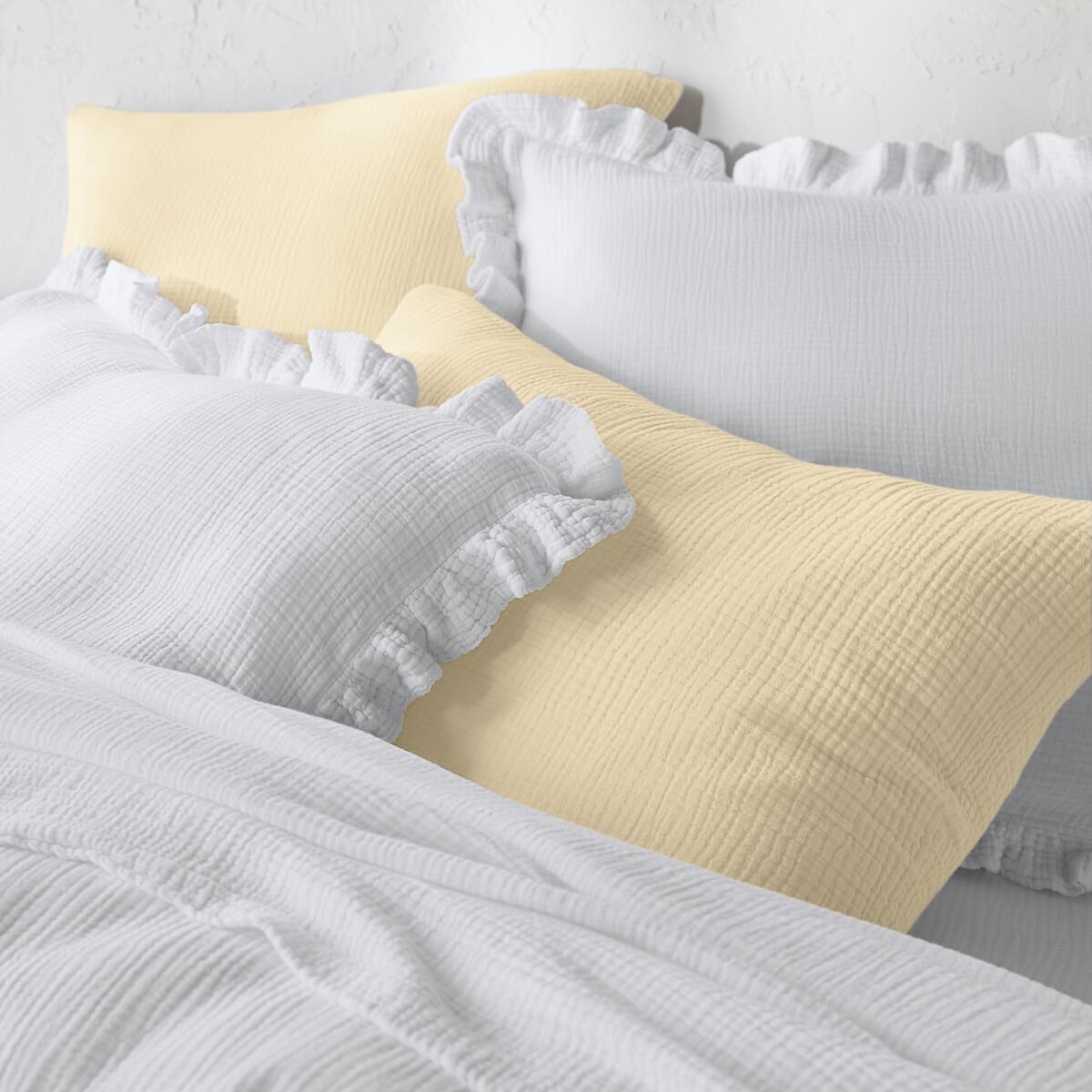 La Redoute Intérieurs Duvetbezug Kumla aus Baumwoll-Musselin