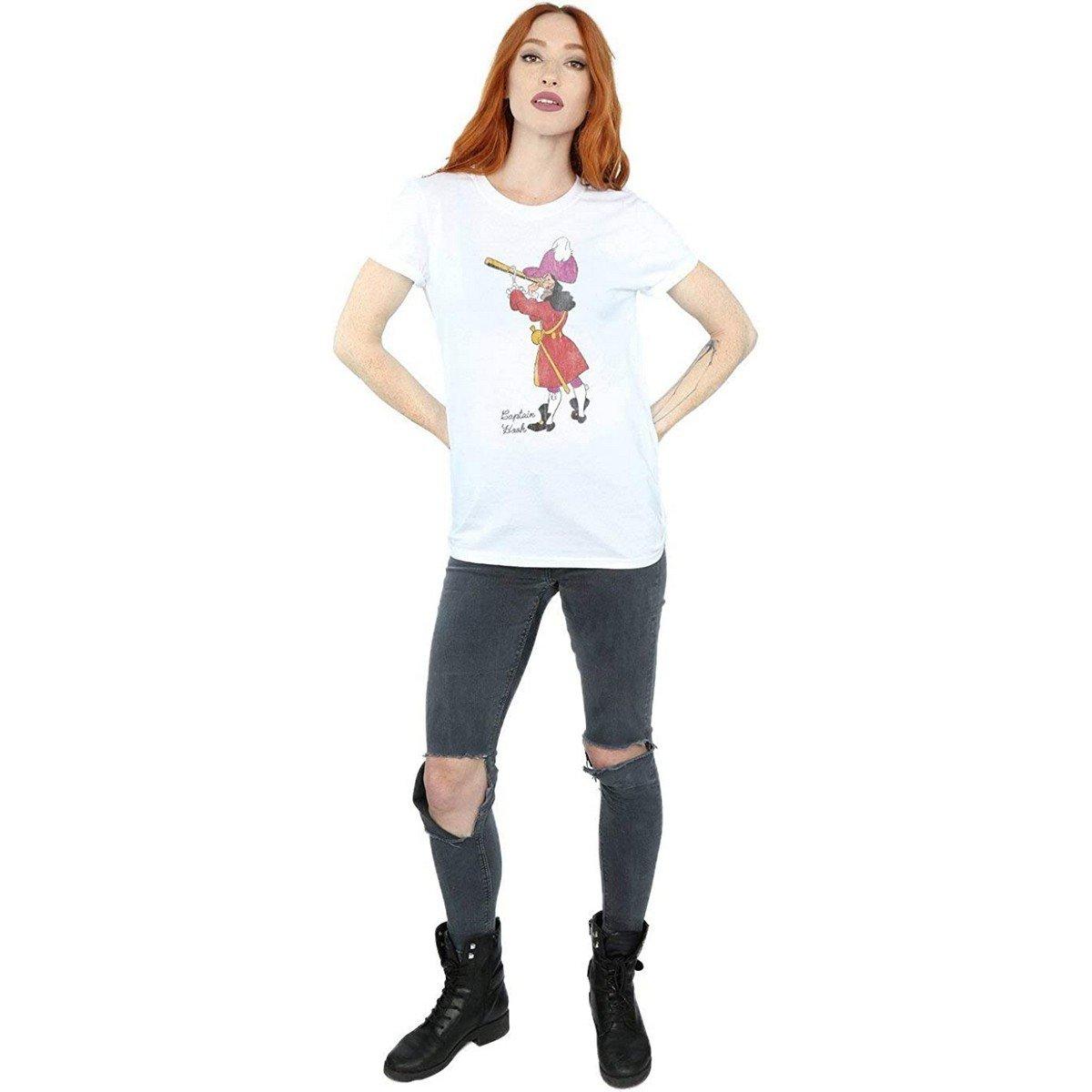 Peter Pan Classic Captain Hook Print T-Shirt
