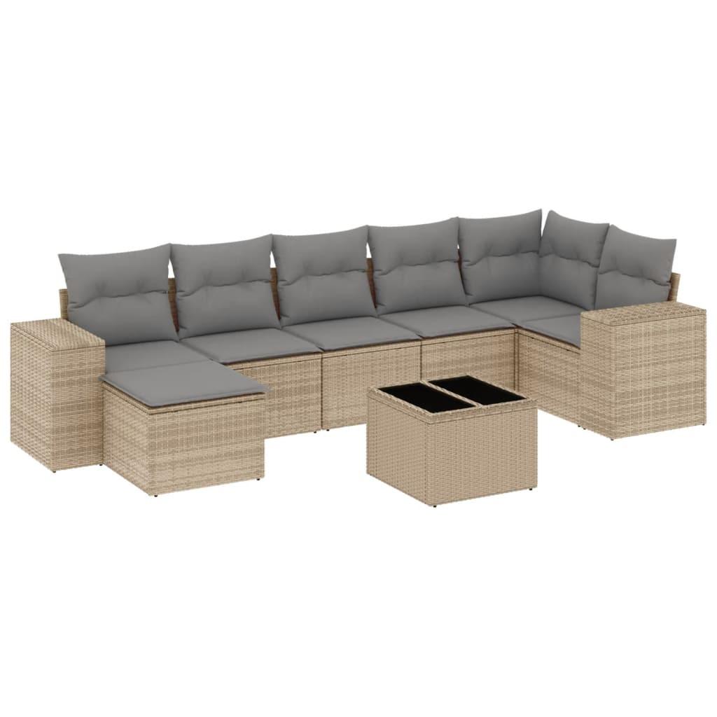 VidaXL Garten sofagarnitur poly-rattan