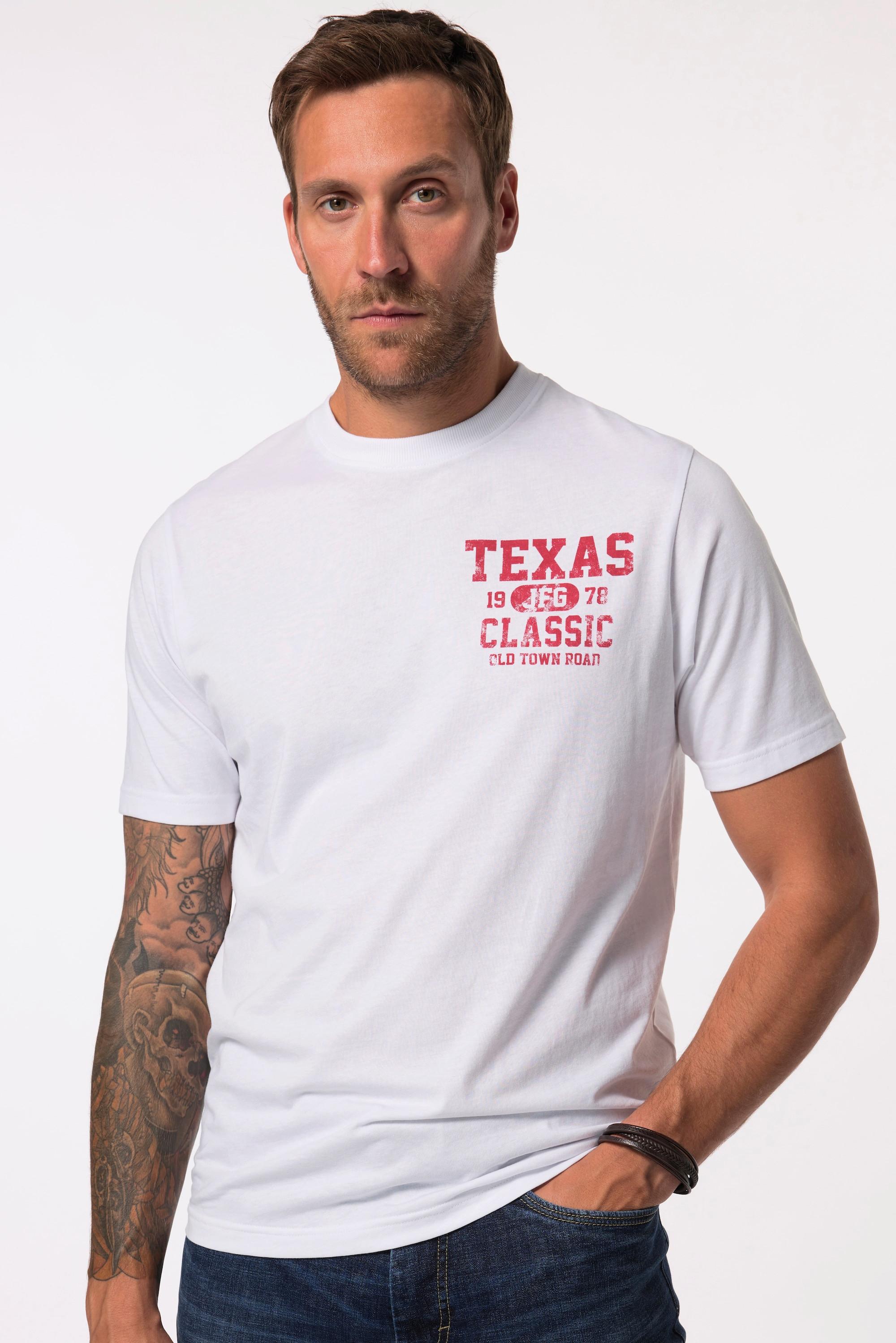 JP1880 Halbarm T-Shirt mit Brust und Rückenprint