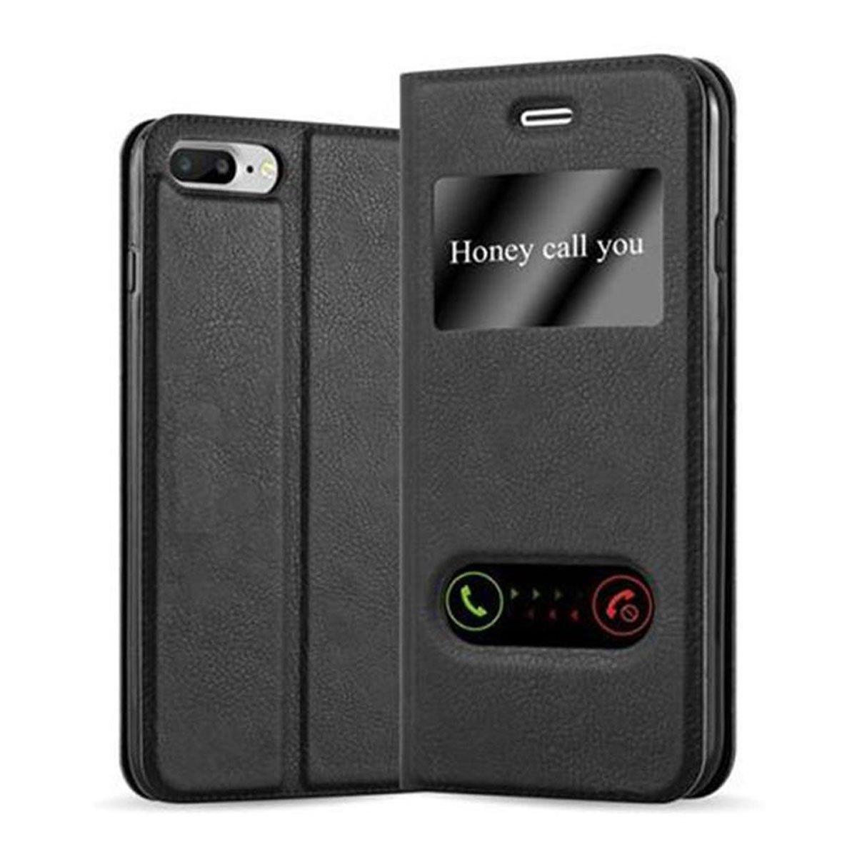 Cadorabo Hülle für Apple iPhone 7 PLUS / 7S PLUS / 8 PLUS Magnetverschluss, 2 Sichtfenstern