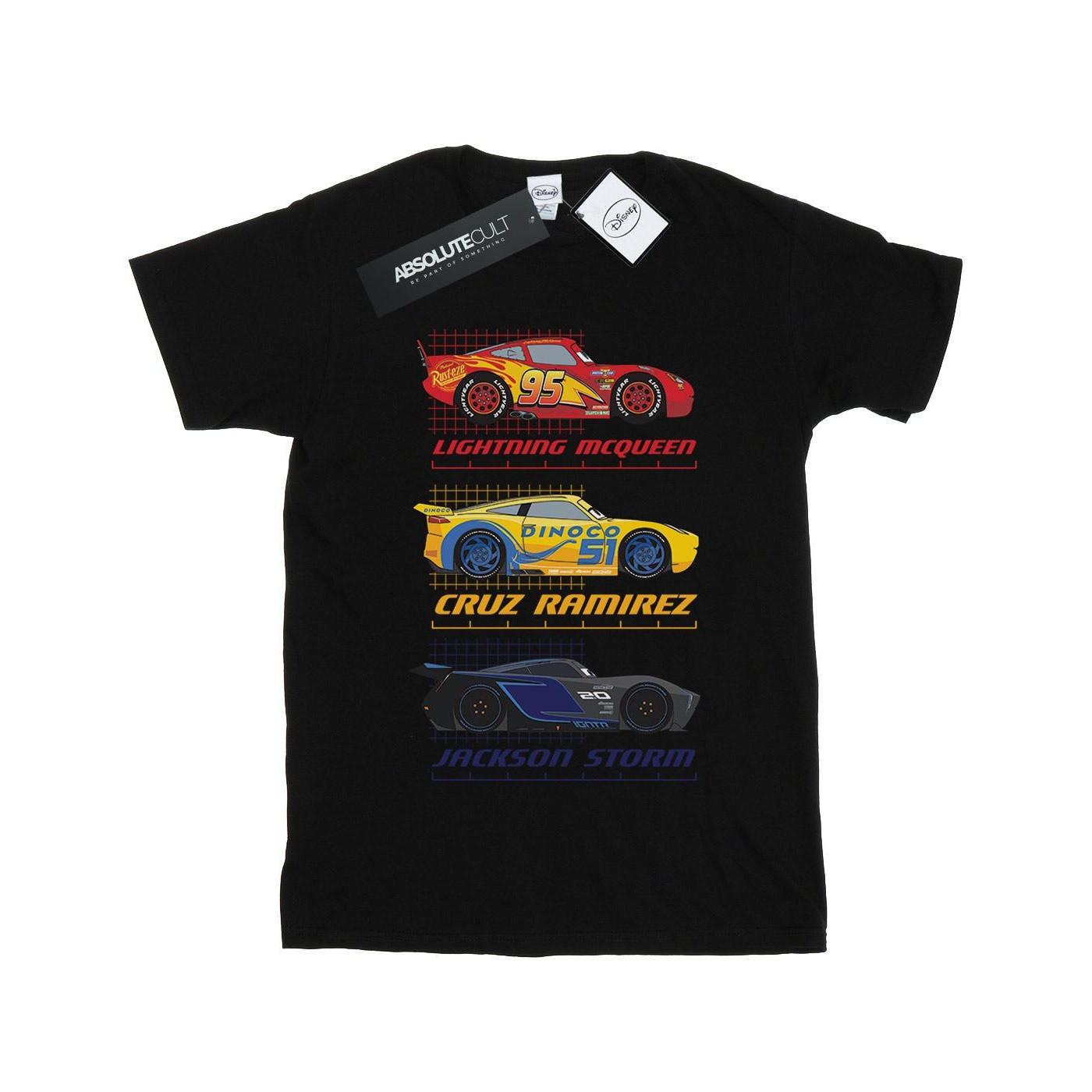 Disney Cars Lightning McQueen Cruz Ramirez Jackson Storm T-Shirt