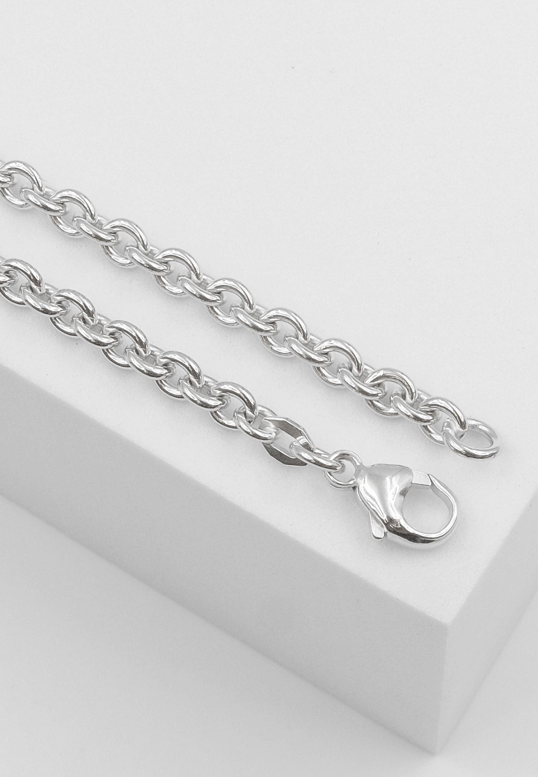 MUAU Schmuck Bracelet Rundanker Weissgold 750, 3.1mm, 19cm