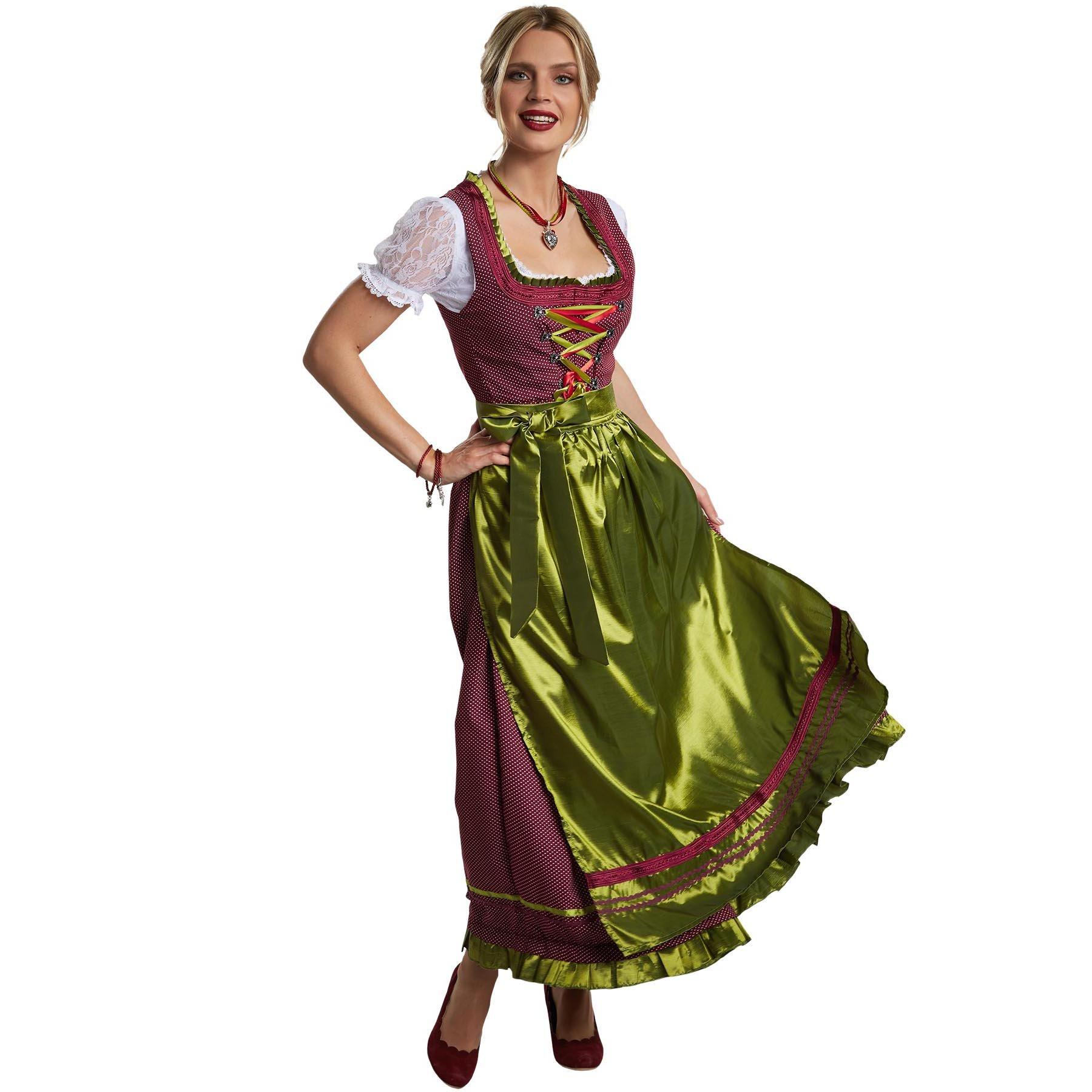 Tectake Frauenkostüm Maxi-Dirndl Ruhpolding Modell 2