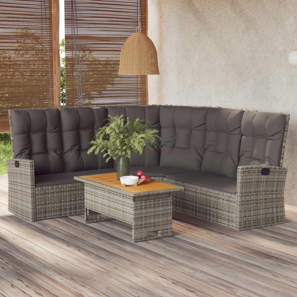 VidaXL Garten lounge set poly-rattan