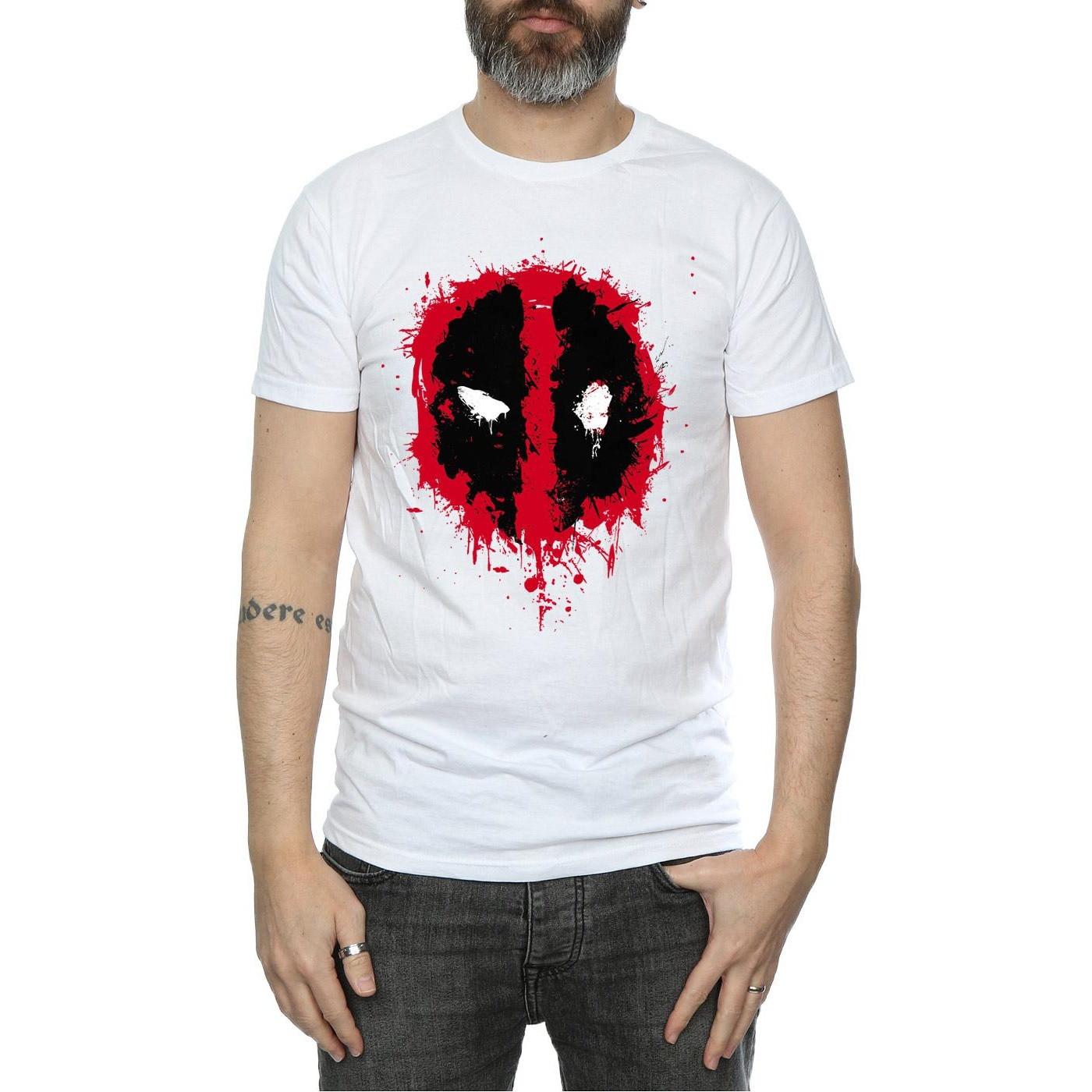 Deadpool Splatter Logo T-Shirt