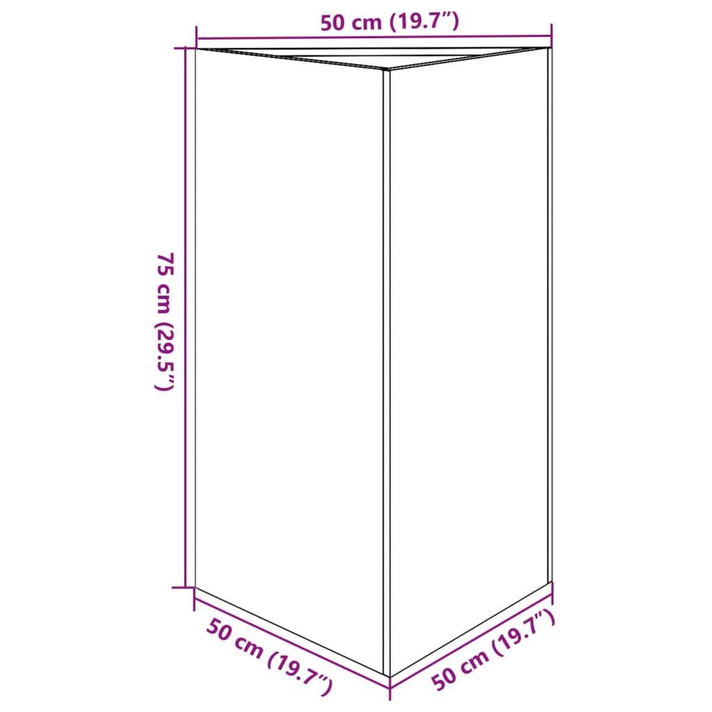 VidaXL Gartenpflanzgefäß metall