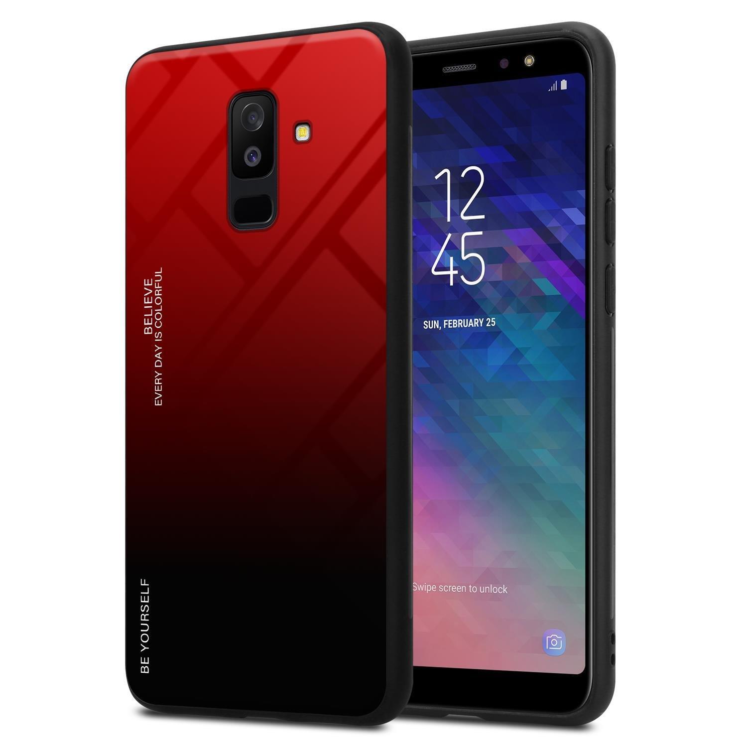 Cadorabo Hülle für Samsung Galaxy A6 PLUS 2018 Zweifarbig