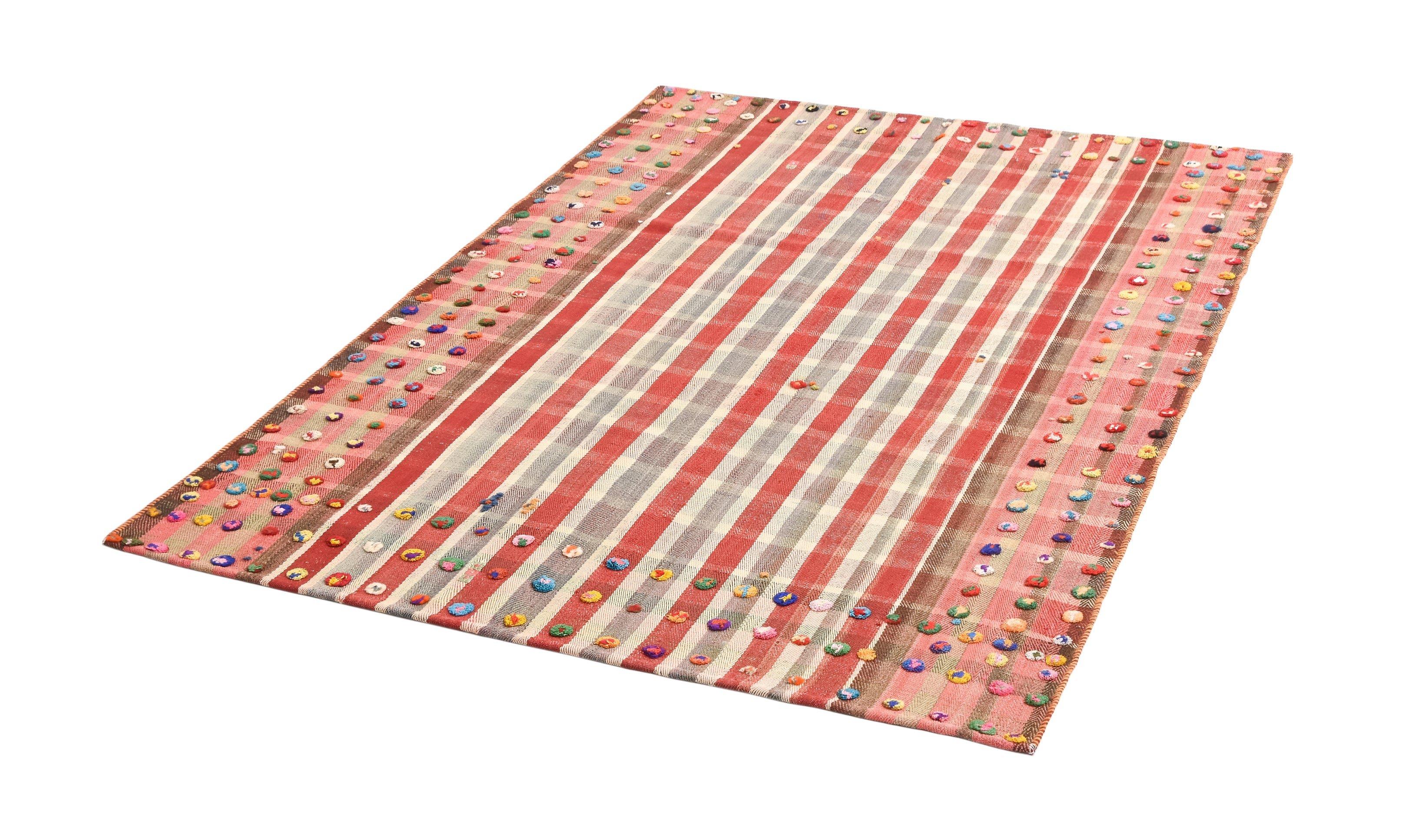 VIDAL Handgemachter Teppich Jajim old