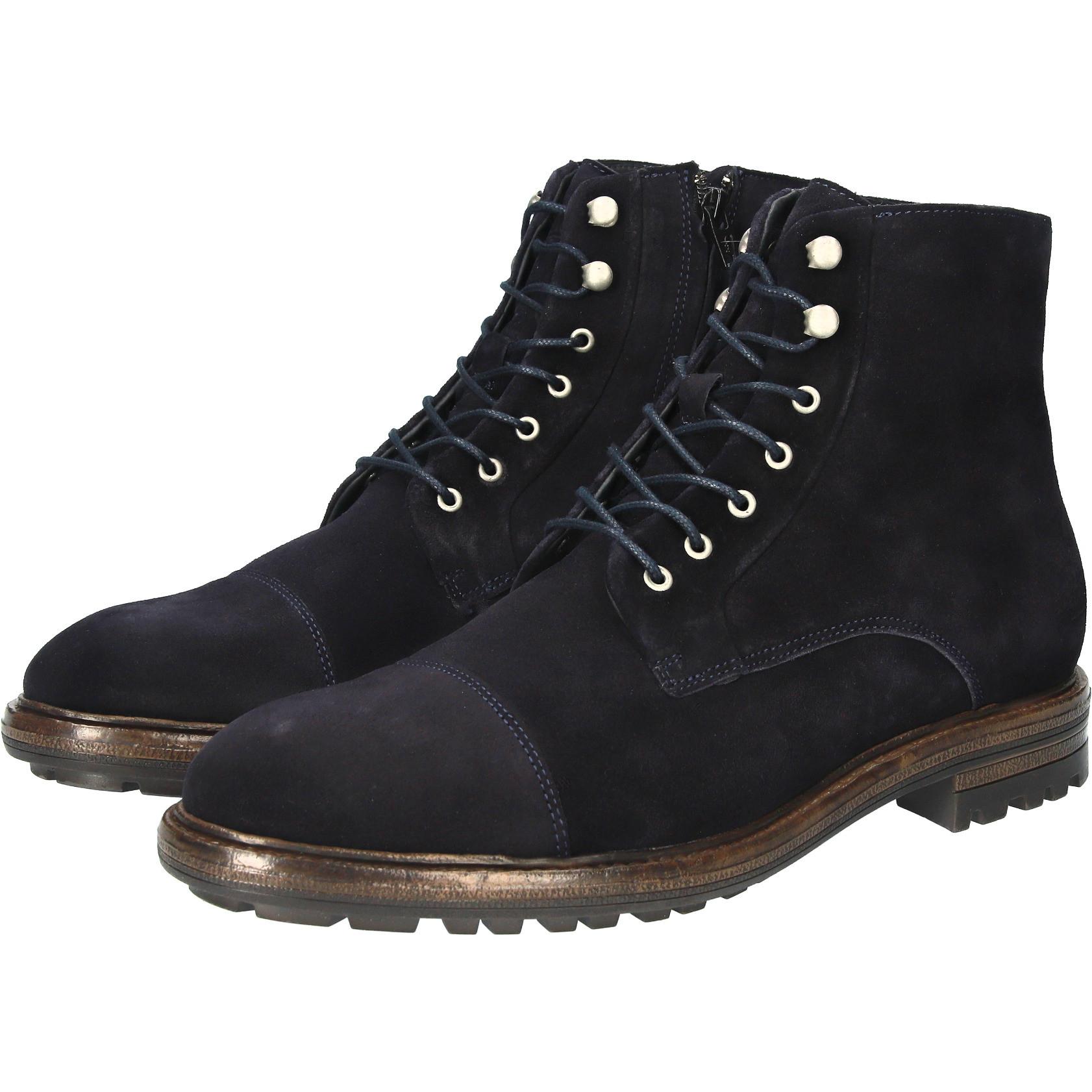 Blackstone stiefeletten aus wildleder ug20 navy