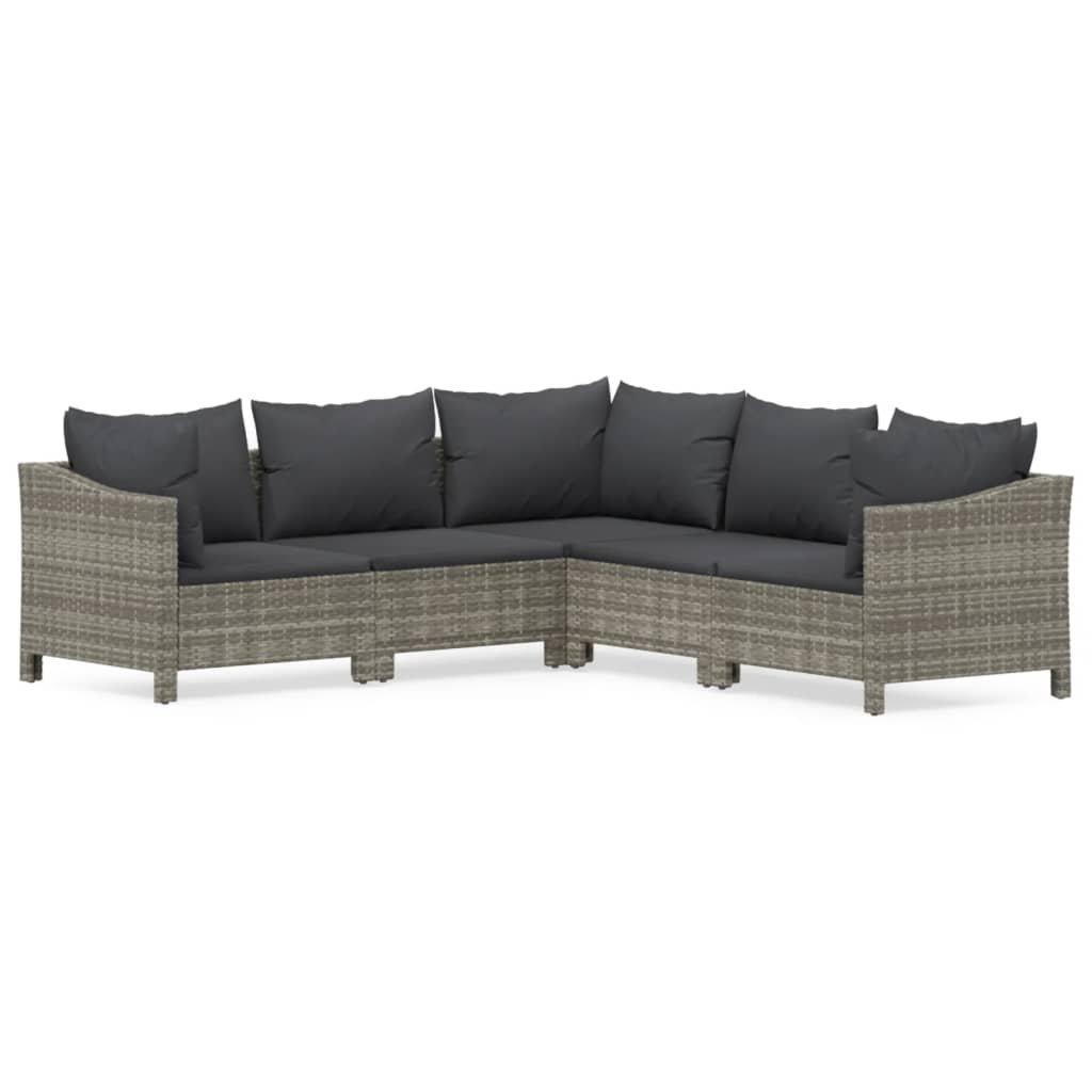 VidaXL Garten lounge set poly-rattan
