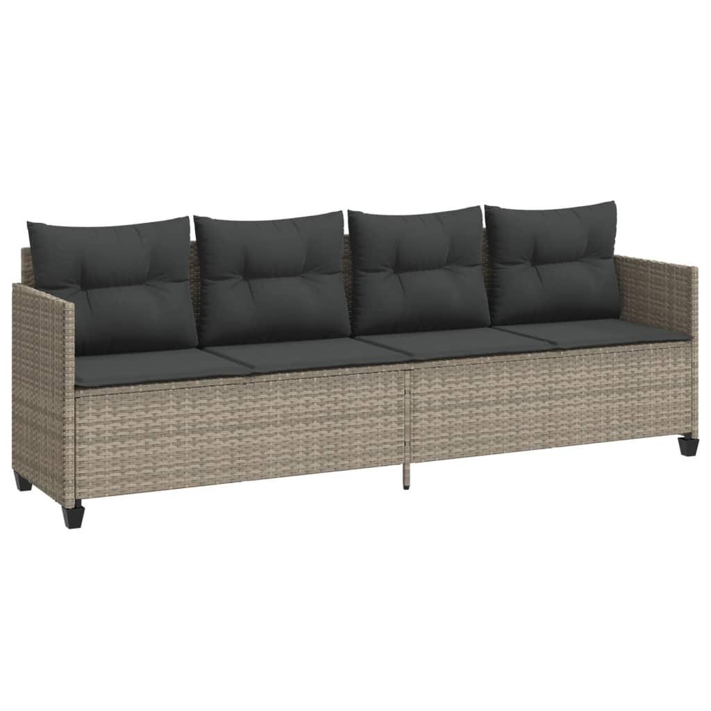 VidaXL Garten sofagarnitur poly-rattan