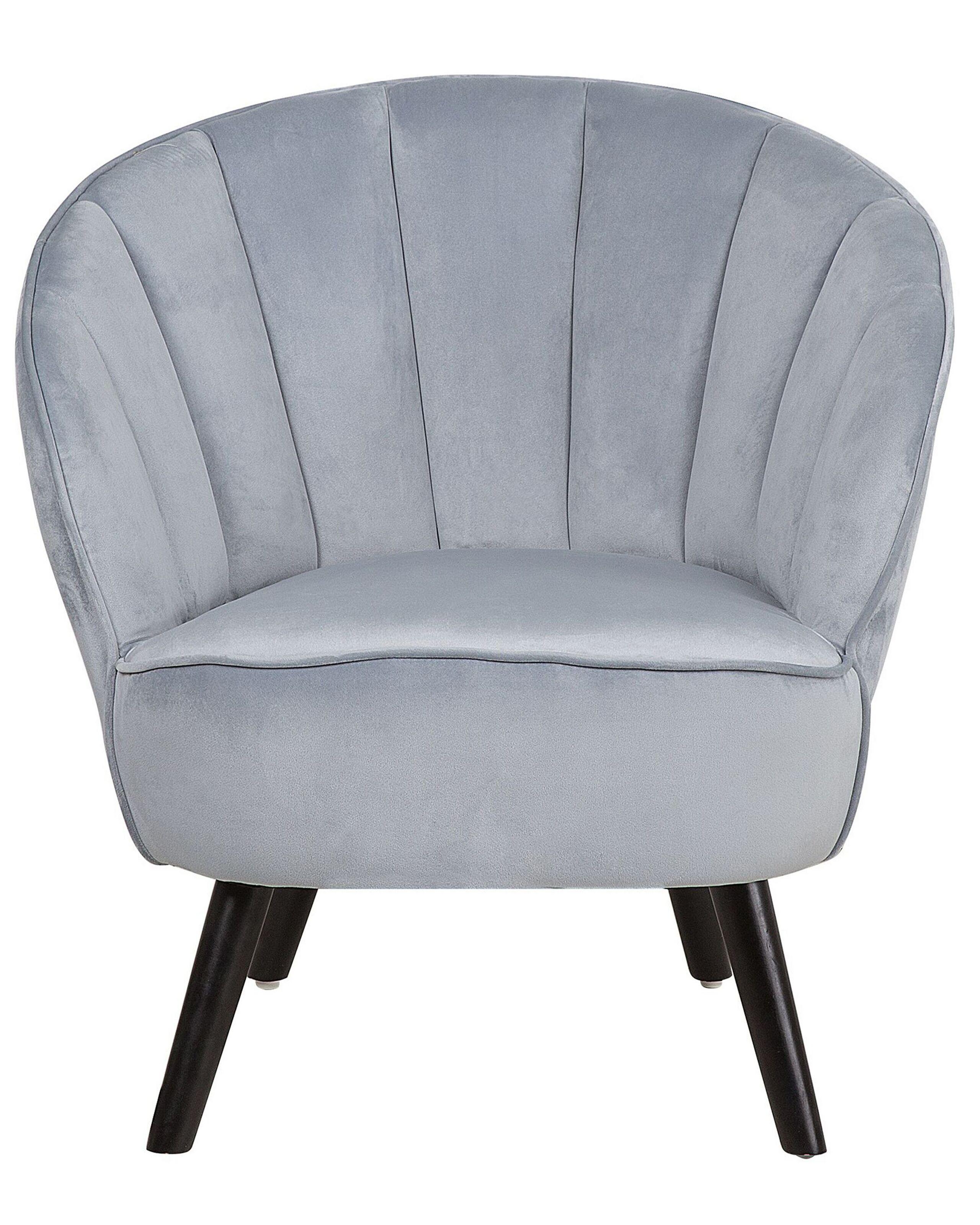 Beliani Sessel aus Samtstoff Glamourös DALA