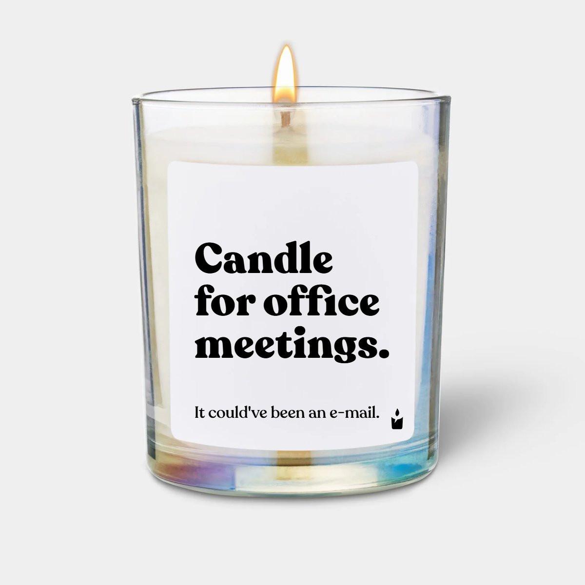 CandleHand Duftkerze Flowery Candle for office meetings. It could've been an e-mail.