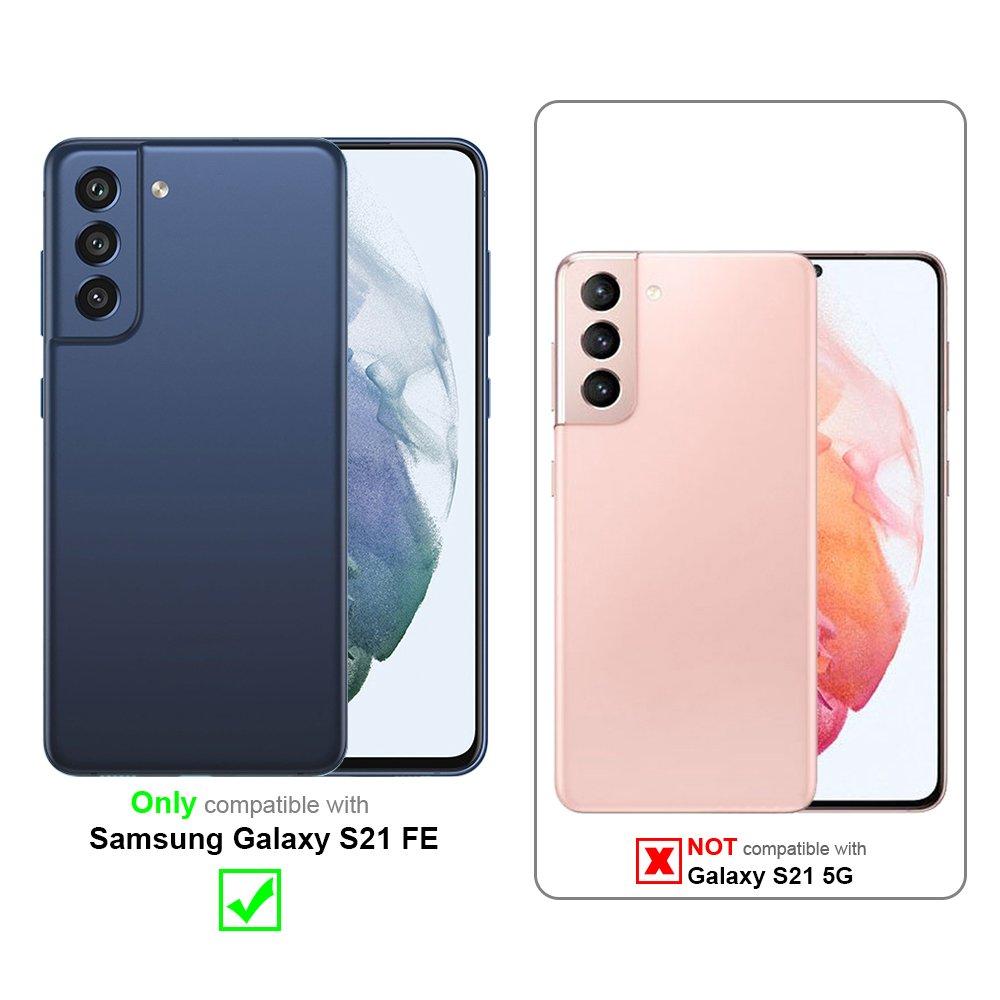 Cadorabo Hülle für Samsung Galaxy S21 FE TPU Silikon Liquid