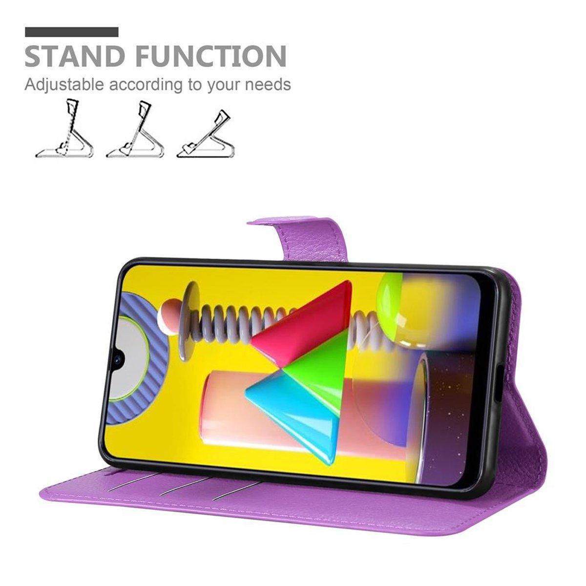 Cadorabo Hülle für Samsung Galaxy M31 Standfunktion, Kartenfach