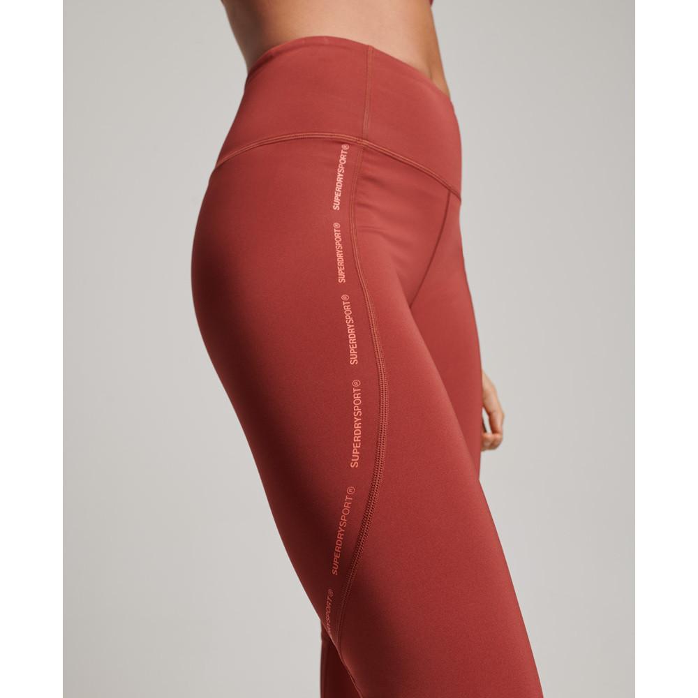 Superdry Legging eng anliegend lang Mesh Frau Active