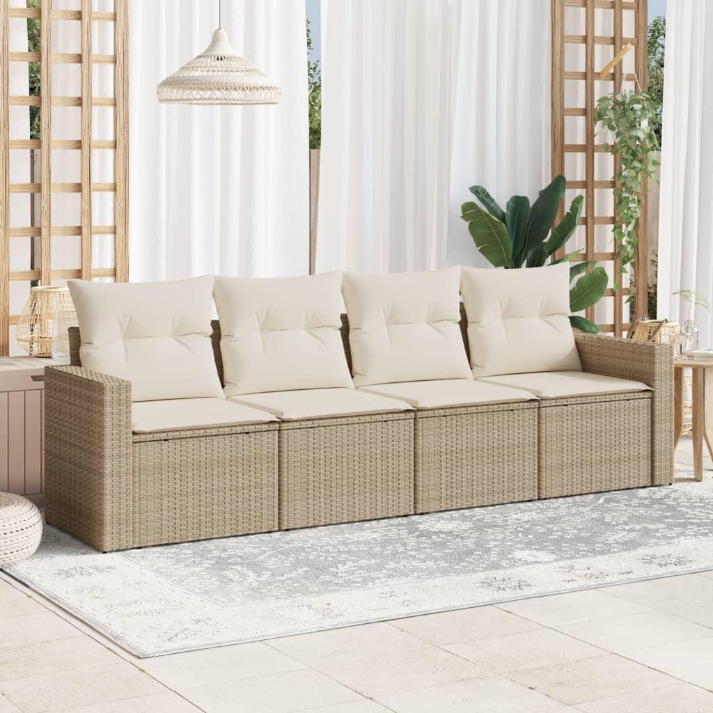 VidaXL Garten sofagarnitur poly-rattan