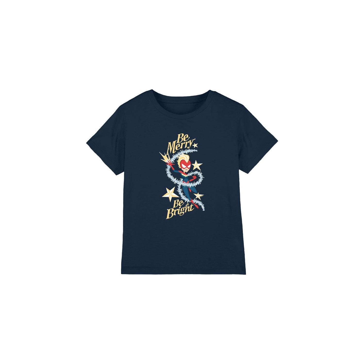 Captain Marvel Be Merry Be Bright TShirt
