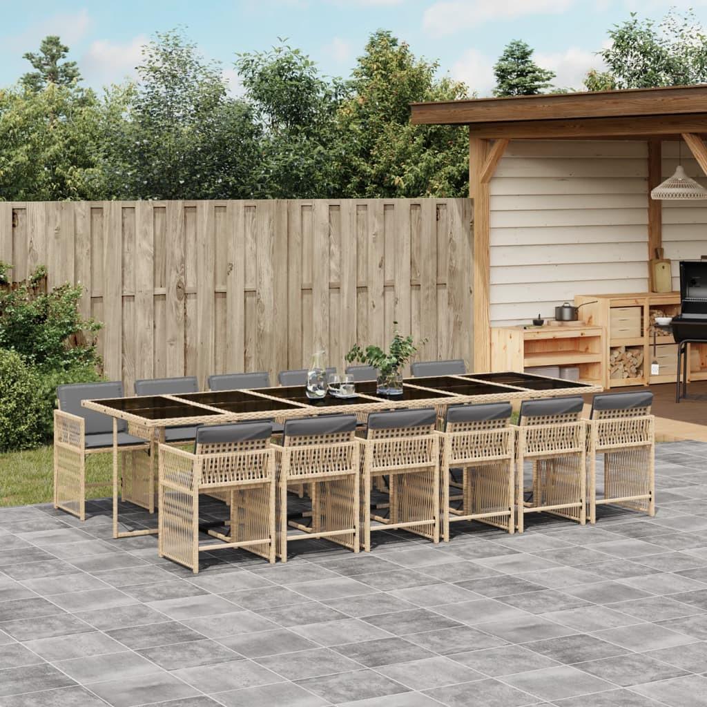 VidaXL Garten essgruppe poly-rattan