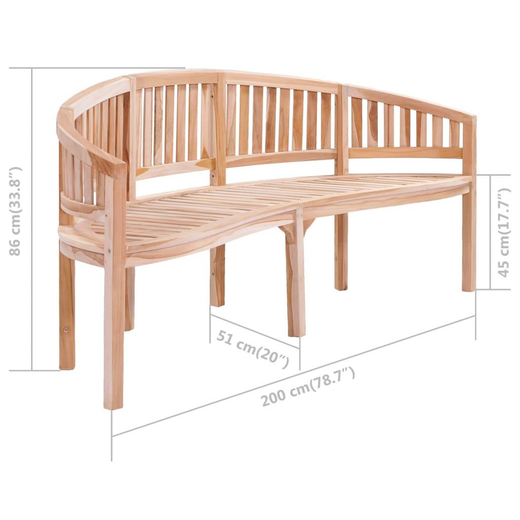 VidaXL Gartenbank holz