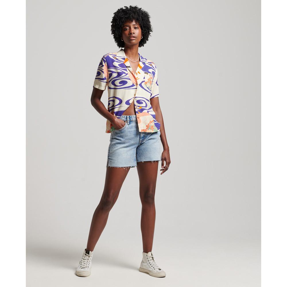 Superdry damenhemd uperdry vintage beach reort