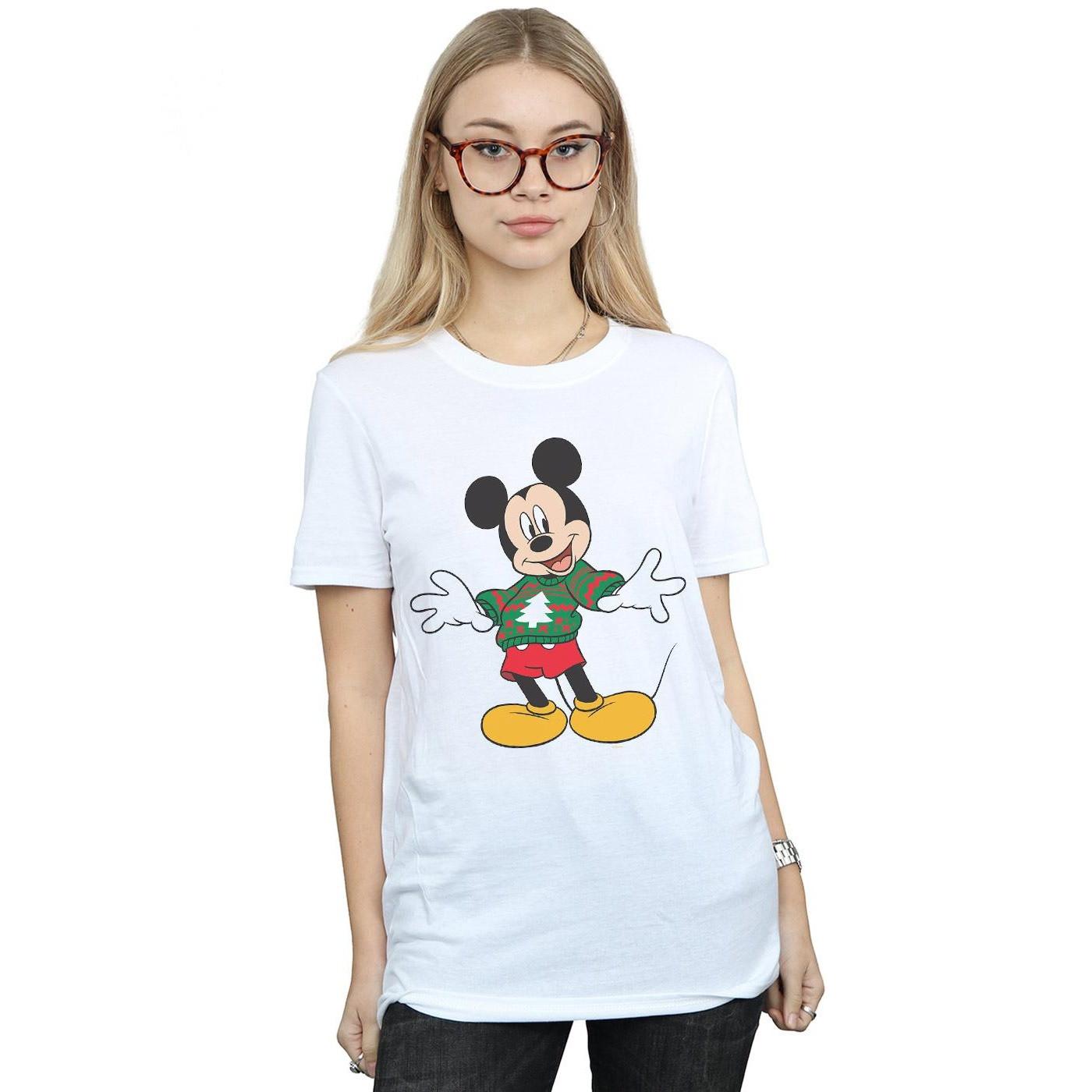 Disney Mickey Mouse Christmas Jumper T-Shirt