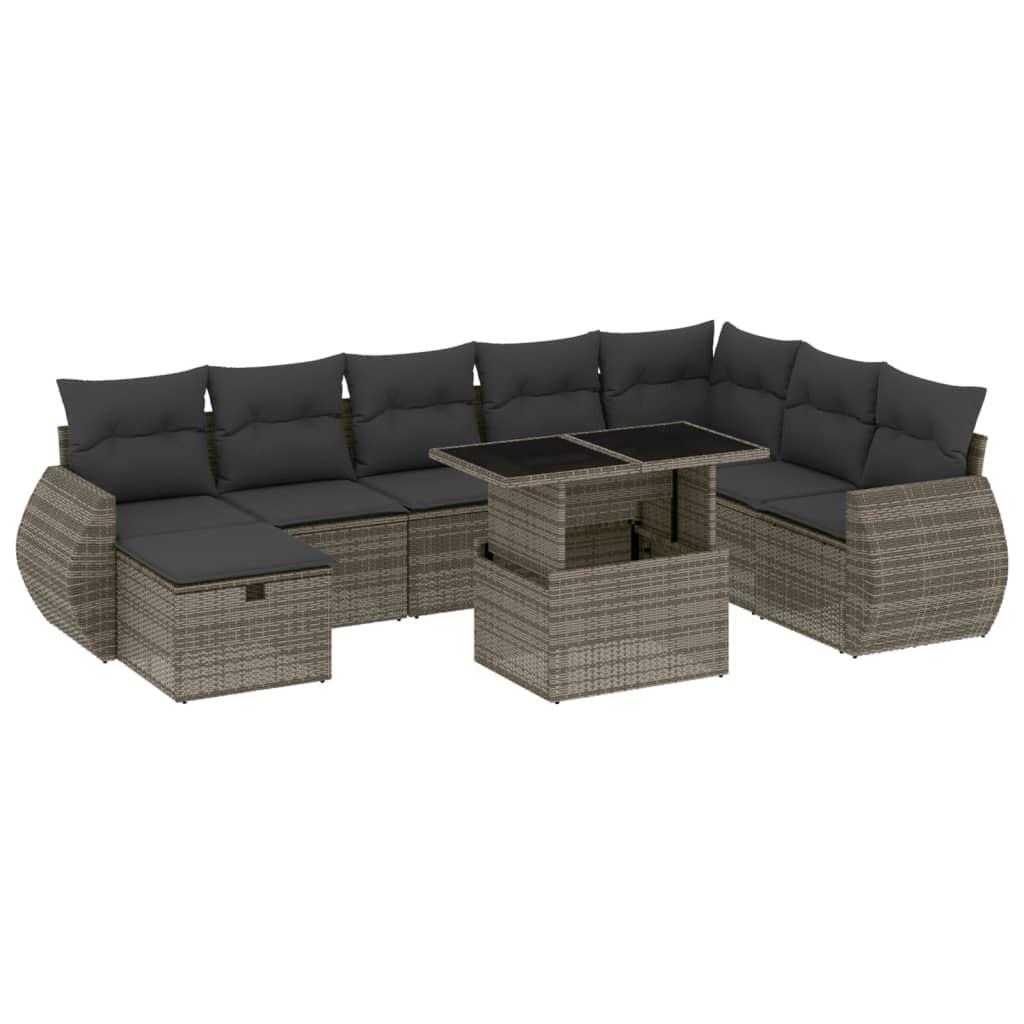 VidaXL Garten sofagarnitur poly-rattan