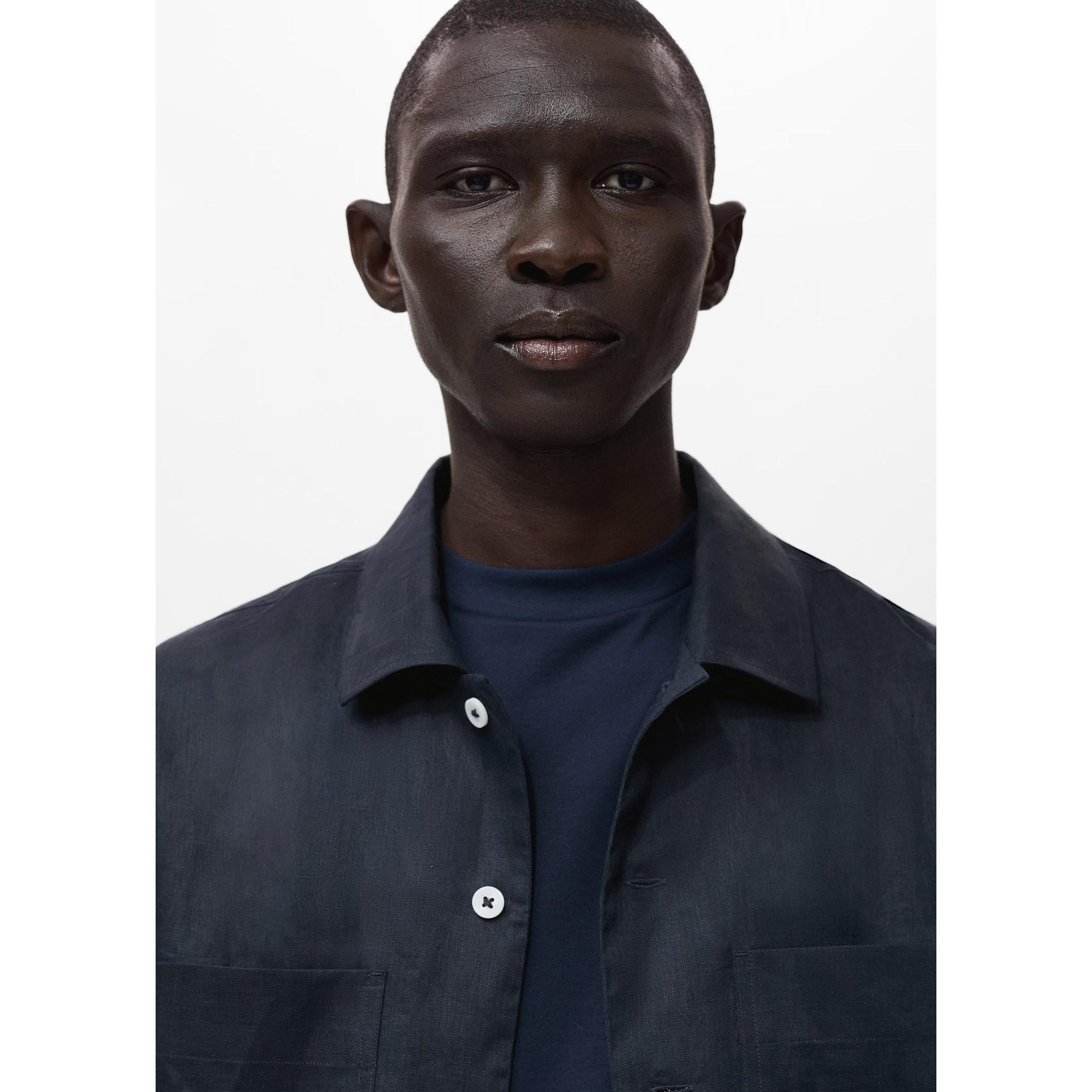 Mango Man Overshirt mit Brusttaschen