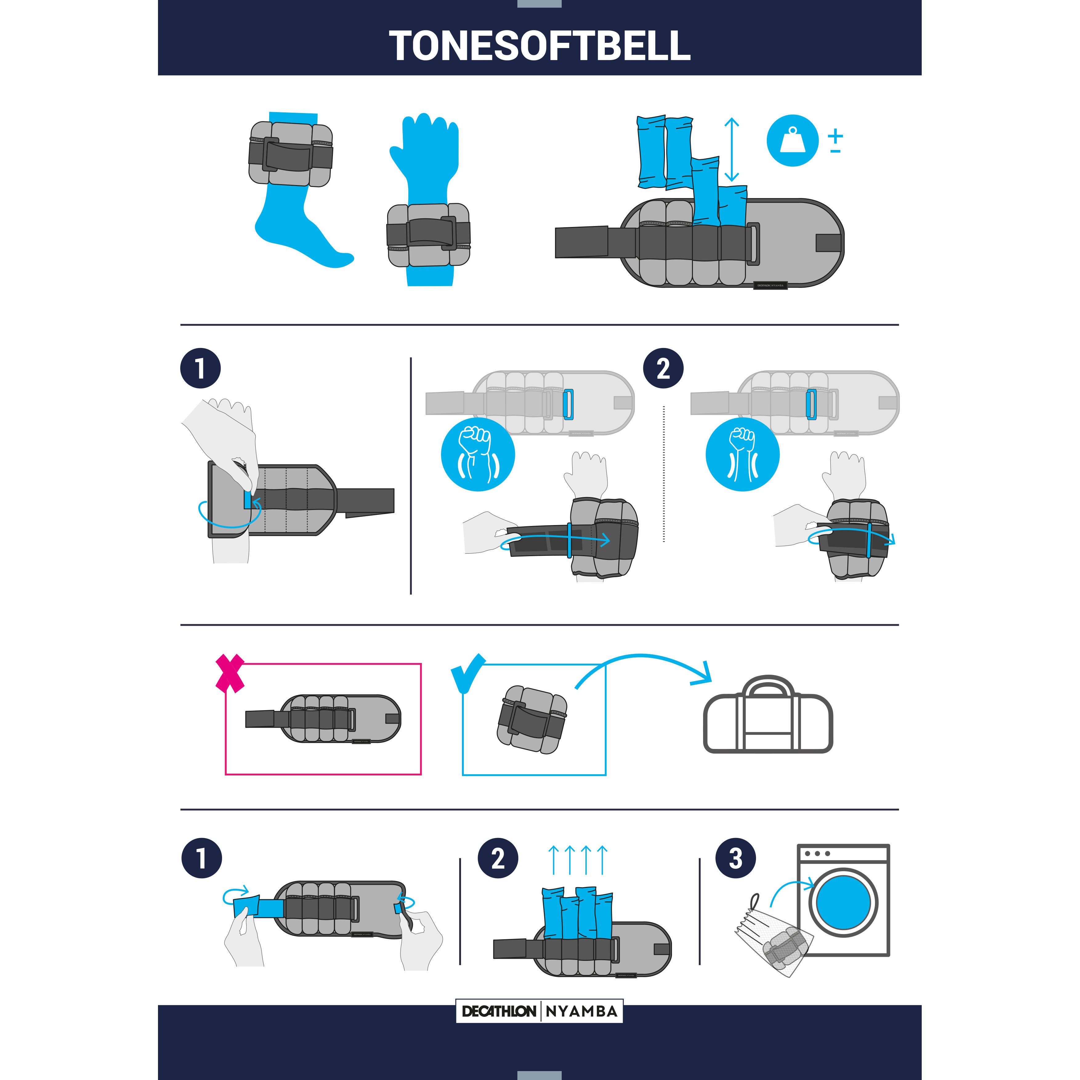 DOMYOS Hantel - TONESOFTBELL