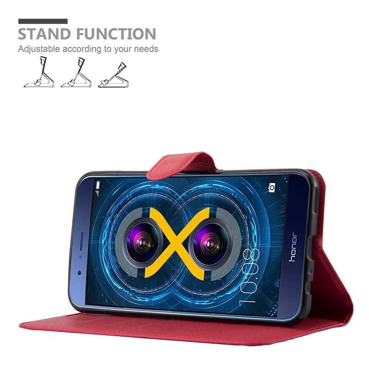 Cadorabo Hülle für Honor V9 Standfunktion, Kartenfach