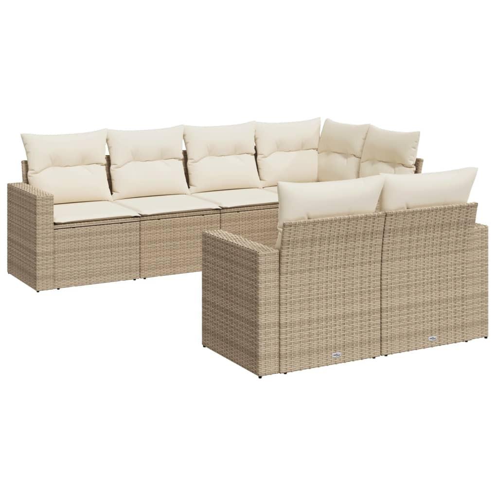 VidaXL Garten sofagarnitur poly-rattan