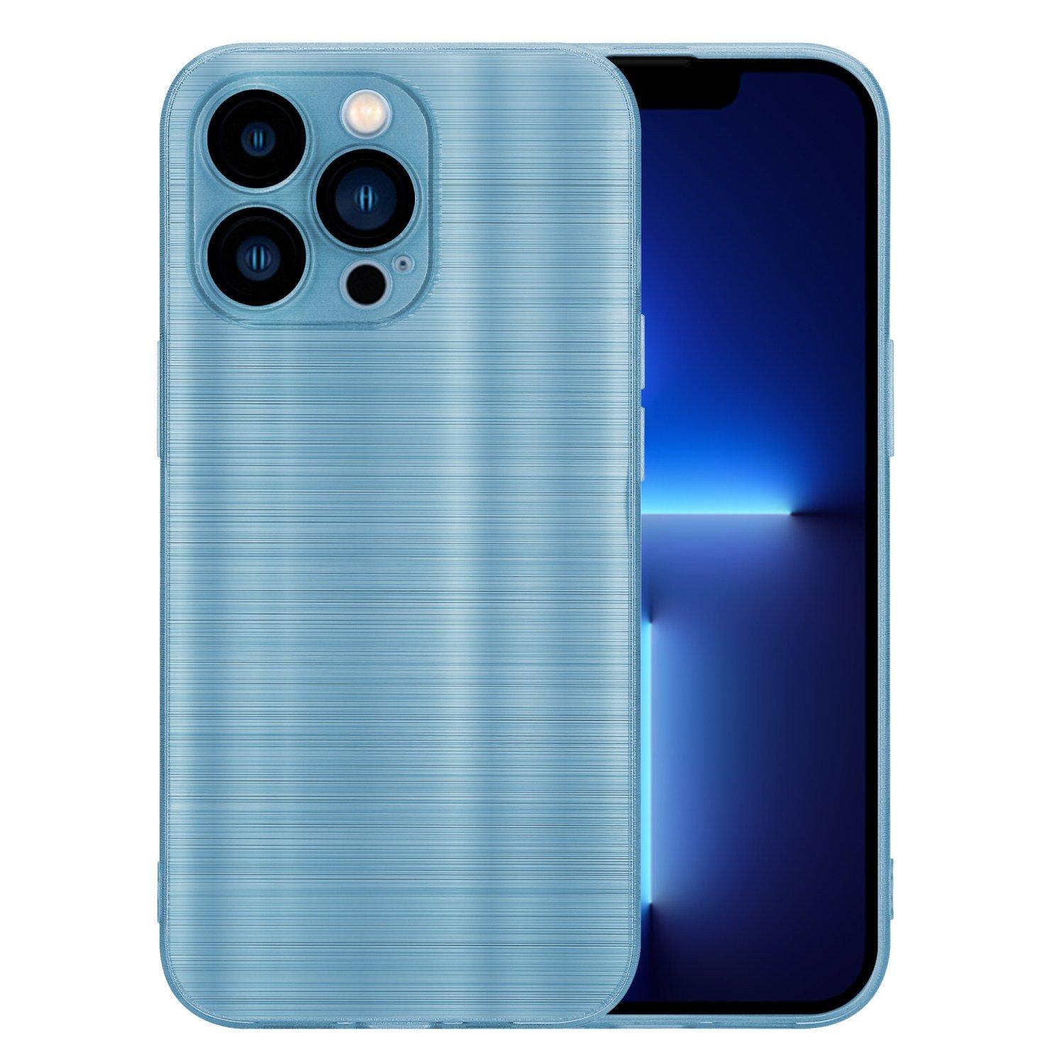 Cadorabo Hülle für Apple iPhone 13 PRO im Brushed Design