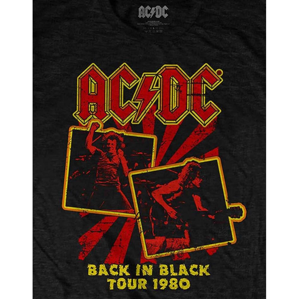 AC/DC ACDC Back In Black World Tour 1980 T-Shirt