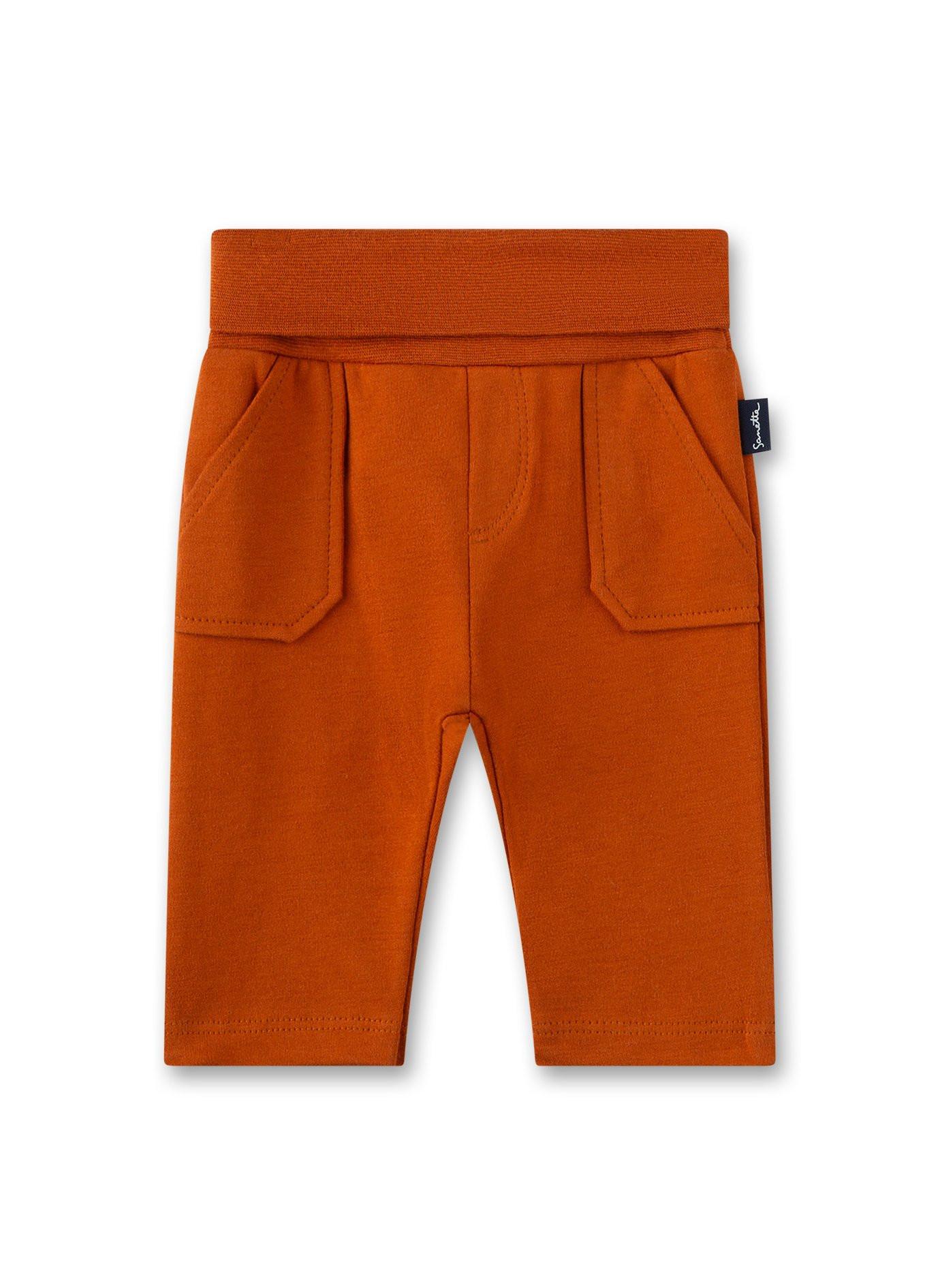 Sanetta Fiftyseven Baby Jungen Sweathose orange