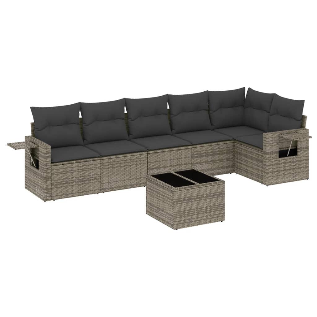 VidaXL Garten sofagarnitur poly-rattan
