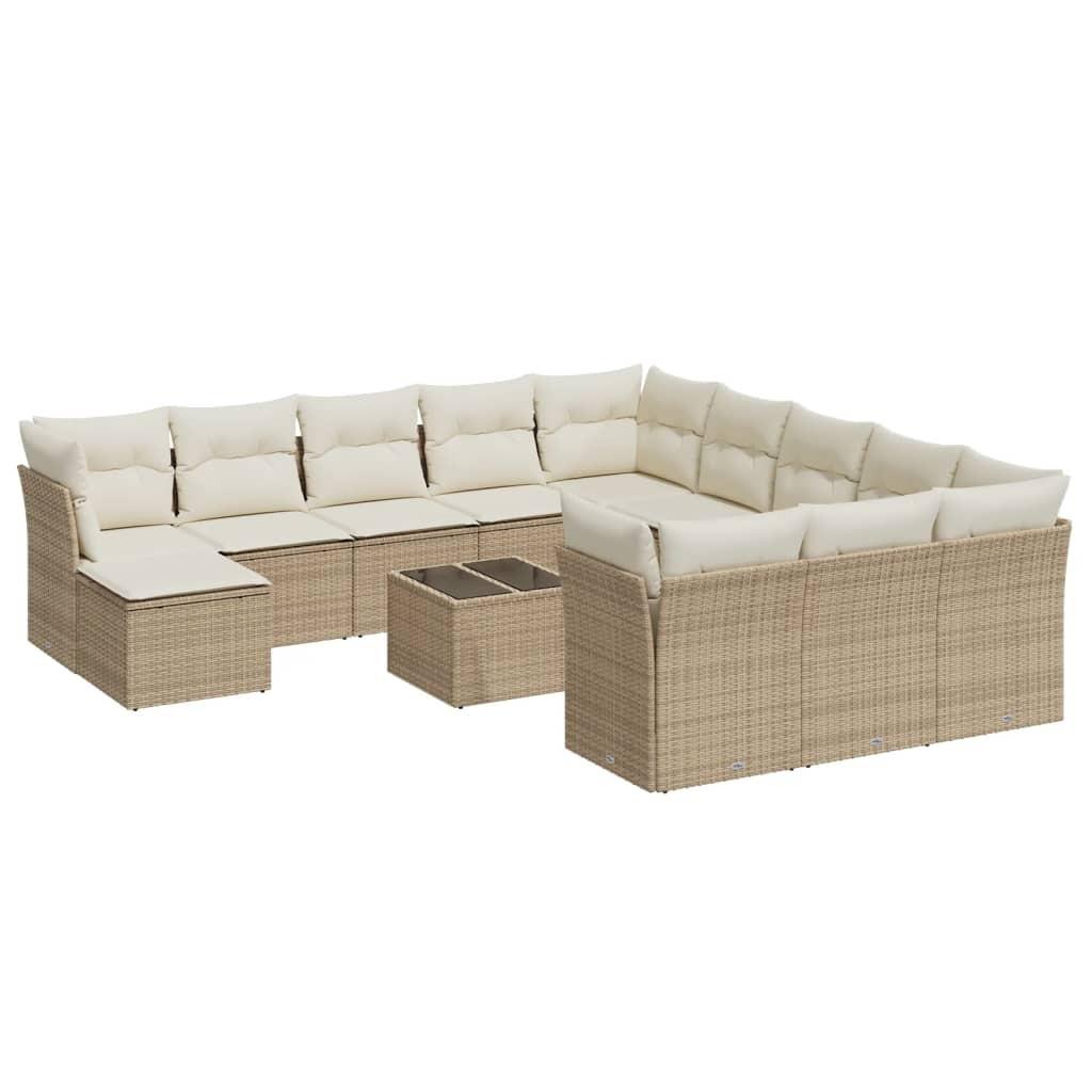 VidaXL Garten sofagarnitur poly-rattan