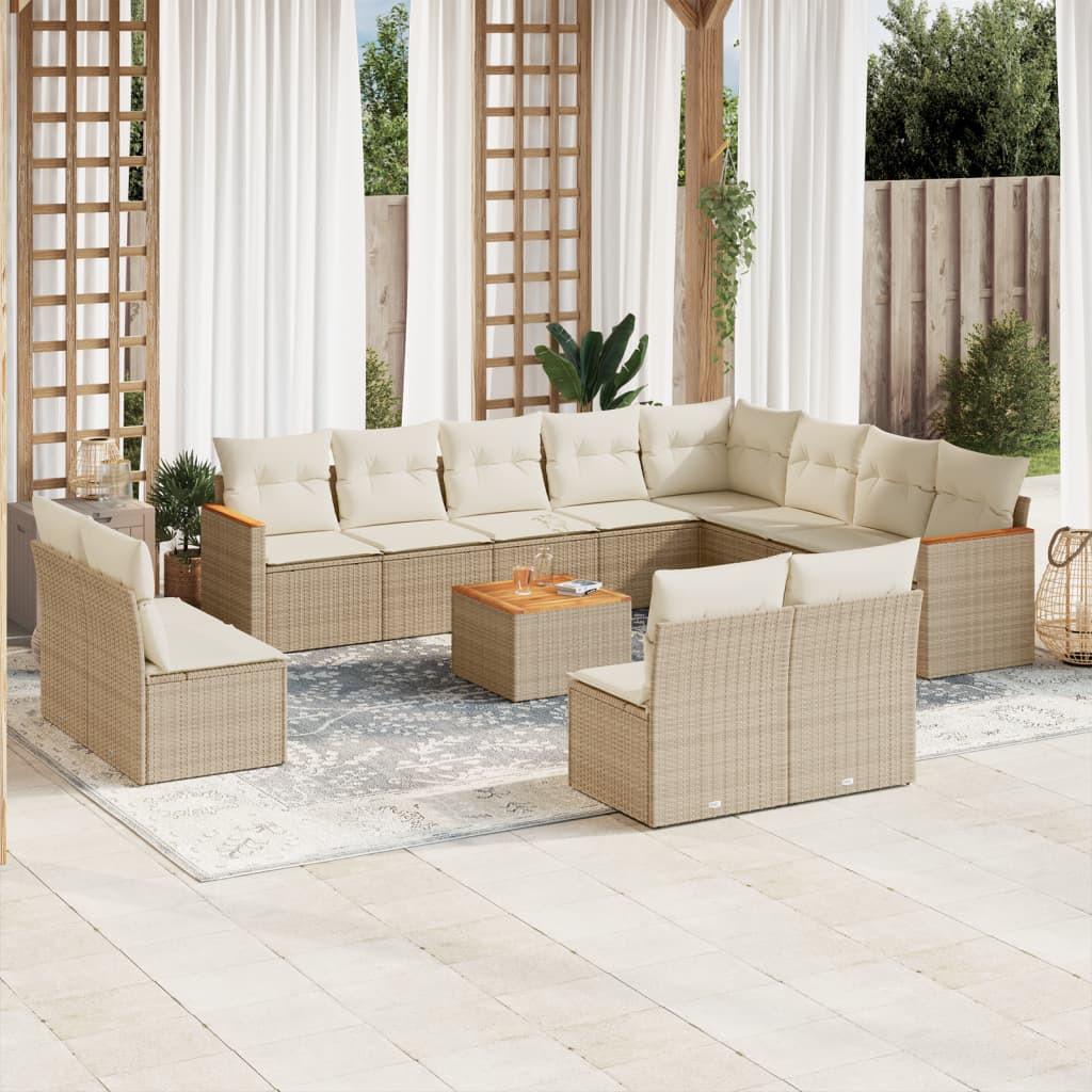 VidaXL Garten sofagarnitur poly-rattan